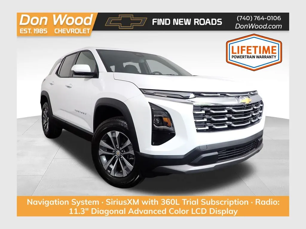 White 2026 Chevrolet Equinox LT for sale in Logan, OH