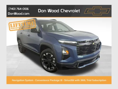 Blue 2026 Chevrolet Equinox RS for sale in Logan, OH