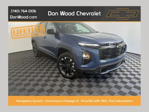 Blue 2026 Chevrolet Equinox RS for sale in Logan, OH