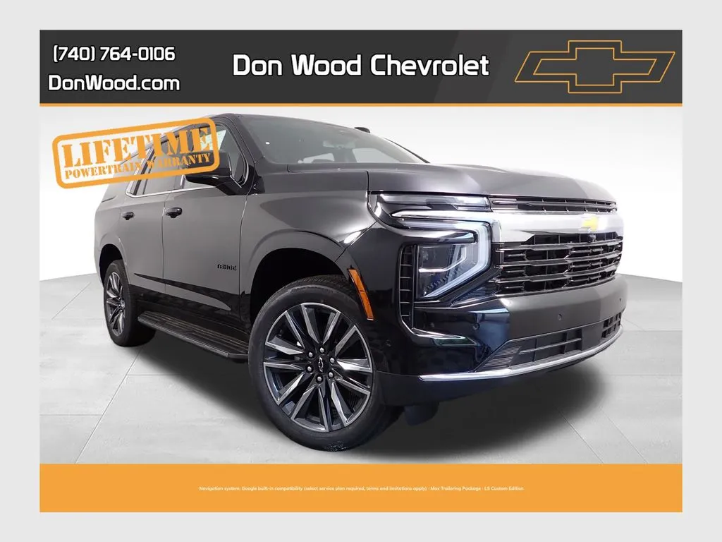 Black 2026 Chevrolet Tahoe LS for sale in Logan, OH