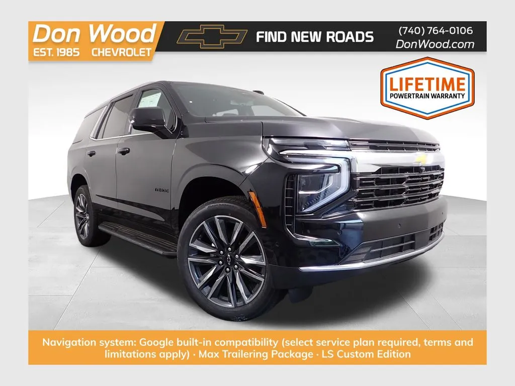 Black 2026 Chevrolet Tahoe LS for sale in Logan, OH