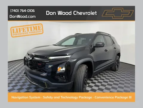 Black 2026 Chevrolet Equinox RS for sale in Logan, OH