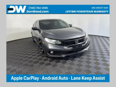 Gray 2021 Honda Civic Sport for sale in Logan, OH