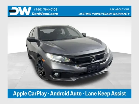 Gray 2021 Honda Civic Sport for sale in Logan, OH