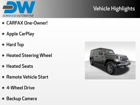 Another view of 2022 Jeep Wrangler Unlimited Sport S for sale in Logan, OH at Don Wood Chevrolet