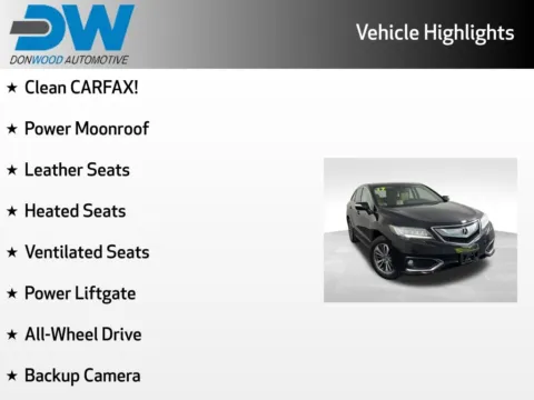 Another view of 2017 Acura RDX Advance Package for sale in Logan, OH at Don Wood Chevrolet