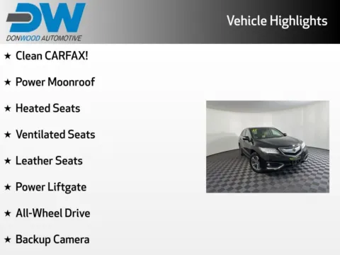 Another view of 2017 Acura RDX Advance Package for sale in Logan, OH at Don Wood Chevrolet