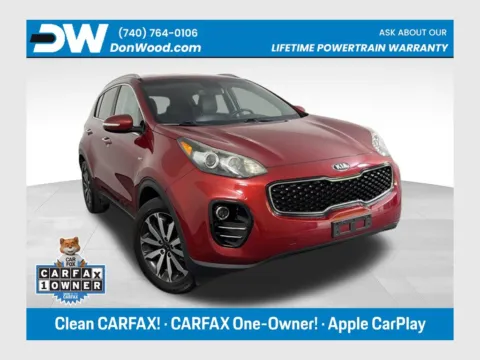 Red 2019 Kia Sportage EX for sale in Logan, OH
