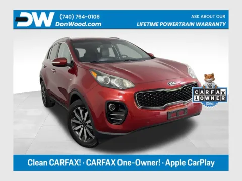 Red 2019 Kia Sportage EX for sale in Logan, OH