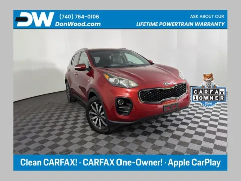 Red 2019 Kia Sportage EX for sale in Logan, OH