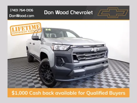 Gray 2026 Chevrolet Colorado Work Truck for sale in Logan, OH