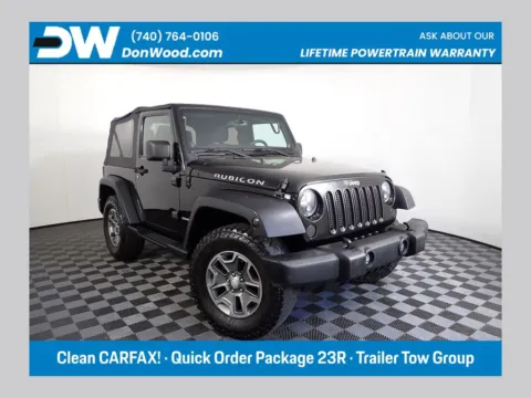 Black 2014 Jeep Wrangler Rubicon for sale in Logan, OH