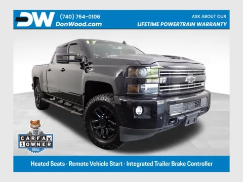 Black 2017 Chevrolet Silverado 2500HD LT for sale in Logan, OH
