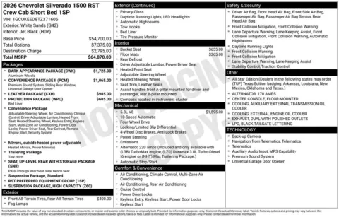 More photos of 2026 Chevrolet Silverado 1500 RST at Don Wood Chevrolet, OH