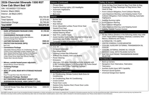 More photos of 2026 Chevrolet Silverado 1500 RST at Don Wood Chevrolet, OH