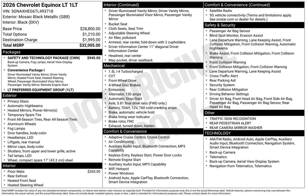 2026 Chevrolet Equinox LT - Photo 6