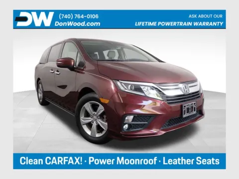 Red 2018 Honda Odyssey EX-L for sale in Logan, OH