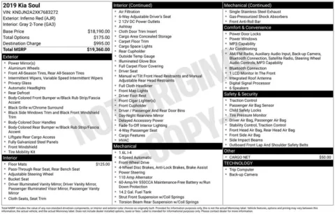 Another view of 2019 Kia Soul Standard for sale in Logan, OH at Don Wood Chevrolet