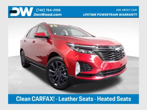 Red 2024 Chevrolet Equinox RS for sale in Logan, OH