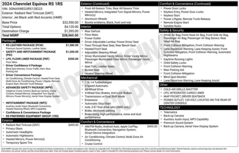 More photos of 2024 Chevrolet Equinox RS at Don Wood Chevrolet, OH