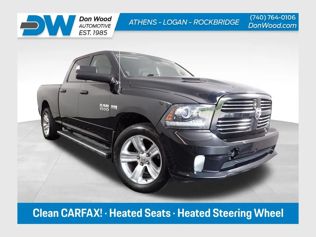 Black 2017 Ram 1500 Sport for sale in Logan, OH