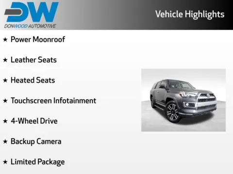 Another view of 2018 Toyota 4Runner Limited for sale in Logan, OH at Don Wood Chevrolet