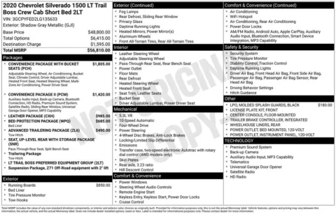 Another view of 2020 Chevrolet Silverado 1500 LT Trail Boss for sale in Logan, OH at Don Wood Chevrolet