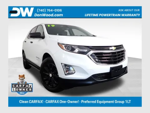 White 2019 Chevrolet Equinox LT for sale in Logan, OH
