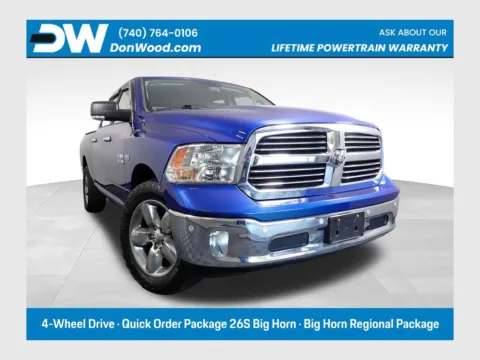 Blue 2017 Ram 1500 Big Horn for sale in Logan, OH