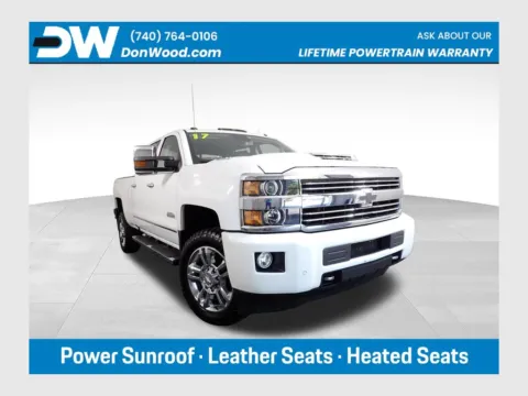 White 2017 Chevrolet Silverado 2500HD High Country for sale in Logan, OH