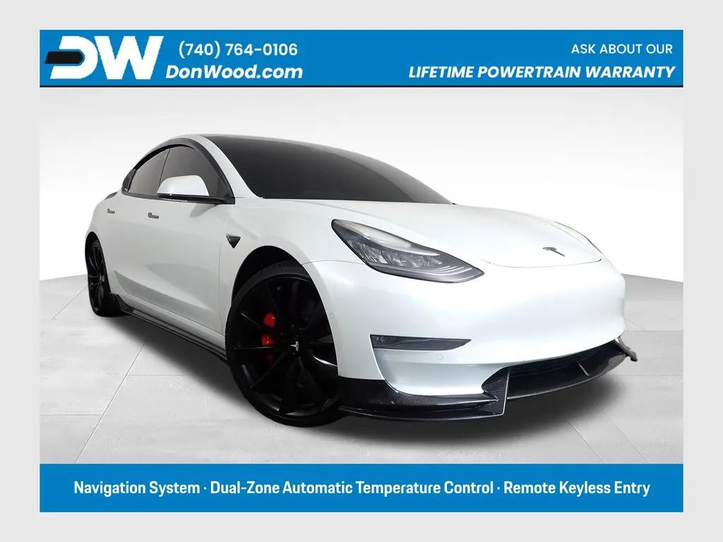 White 2019 Tesla Model 3 Performance for sale in Logan, OH