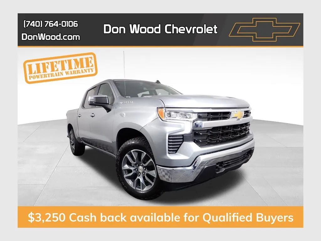 Gray 2026 Chevrolet Silverado 1500 LT for sale in Logan, OH