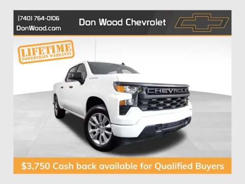 White 2026 Chevrolet Silverado 1500 Custom for sale in Logan, OH