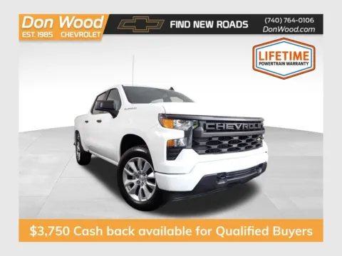 White 2026 Chevrolet Silverado 1500 Custom for sale in Logan, OH