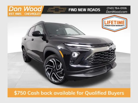 Black 2026 Chevrolet TrailBlazer RS for sale in Logan, OH