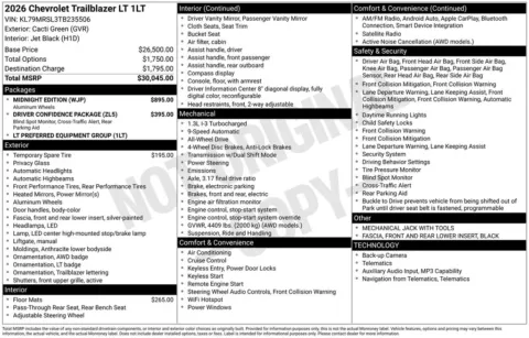 More photos of 2026 Chevrolet TrailBlazer LT at Don Wood Chevrolet, OH