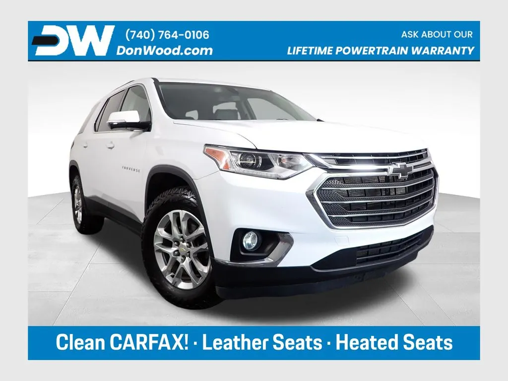 White 2020 Chevrolet Traverse 3LT for sale in Logan, OH