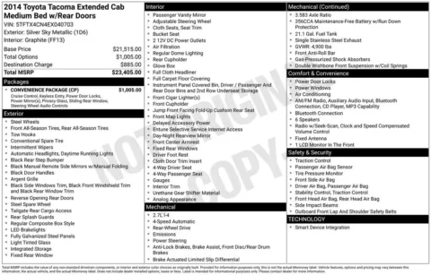 Another view of 2014 Toyota Tacoma for sale in Logan, OH at Don Wood Chevrolet
