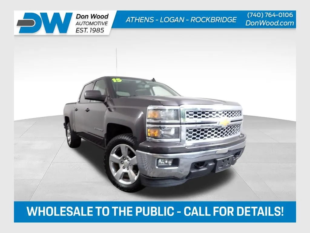 Gray 2015 Chevrolet Silverado 1500 LT for sale in Logan, OH