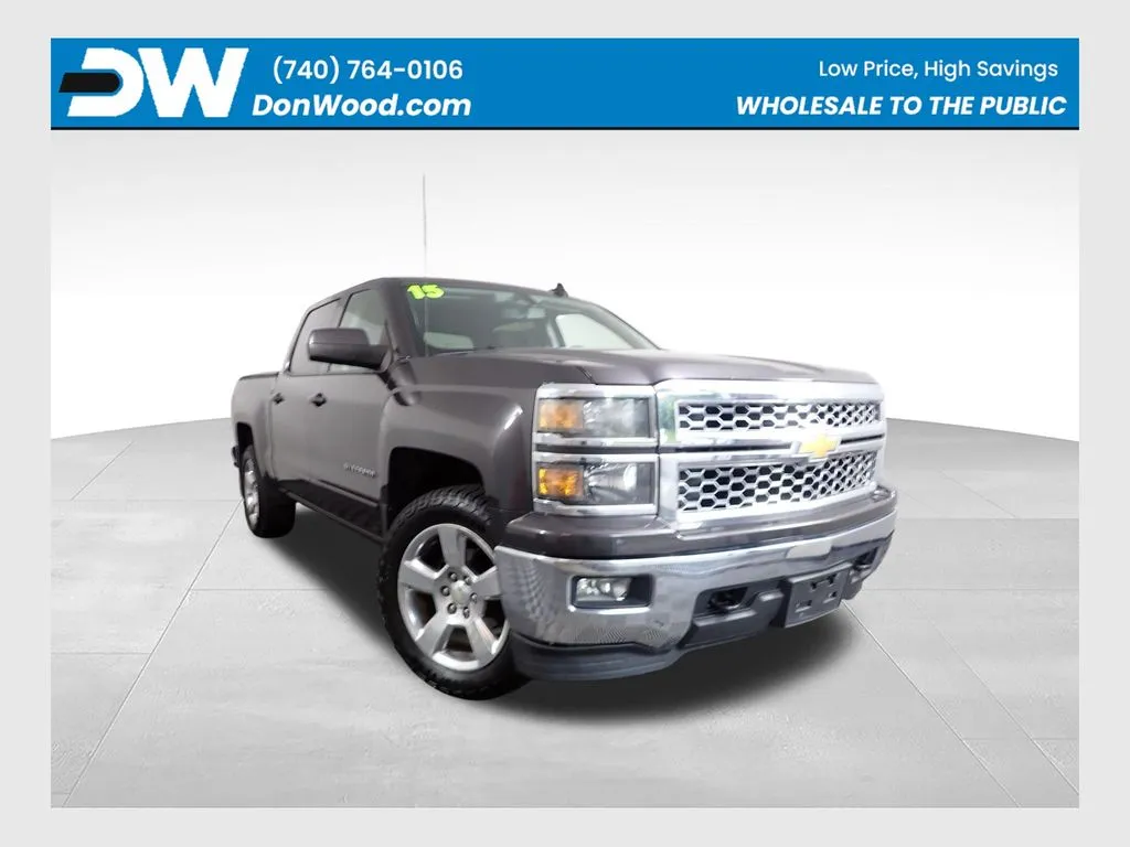Gray 2015 Chevrolet Silverado 1500 LT for sale in Logan, OH
