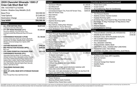 Another view of 2020 Chevrolet Silverado 1500 LT for sale in Logan, OH at Don Wood Chevrolet