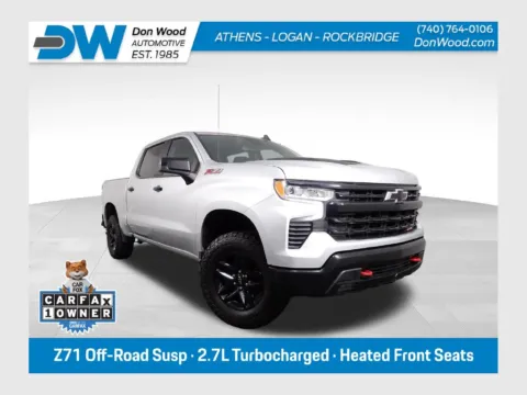 Silver 2022 Chevrolet Silverado 1500 LT Trail Boss for sale in Logan, OH