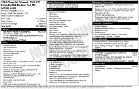 Another view of 2005 Chevrolet Silverado 1500 Z71 for sale in Logan, OH at Don Wood Chevrolet