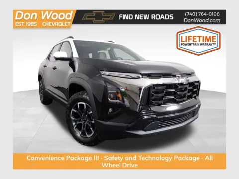 Black 2026 Chevrolet Equinox ACTIV for sale in Logan, OH