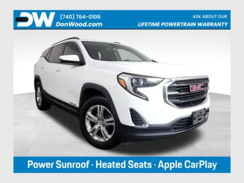 White 2018 GMC Terrain SLE for sale in Logan, OH