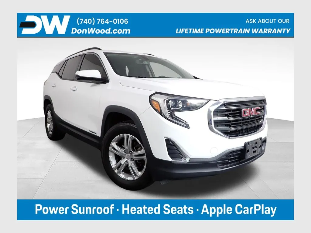 White 2018 GMC Terrain SLE for sale in Logan, OH