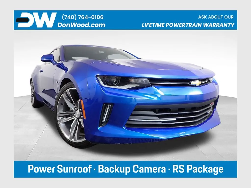 Blue 2017 Chevrolet Camaro 1LT for sale in Logan, OH