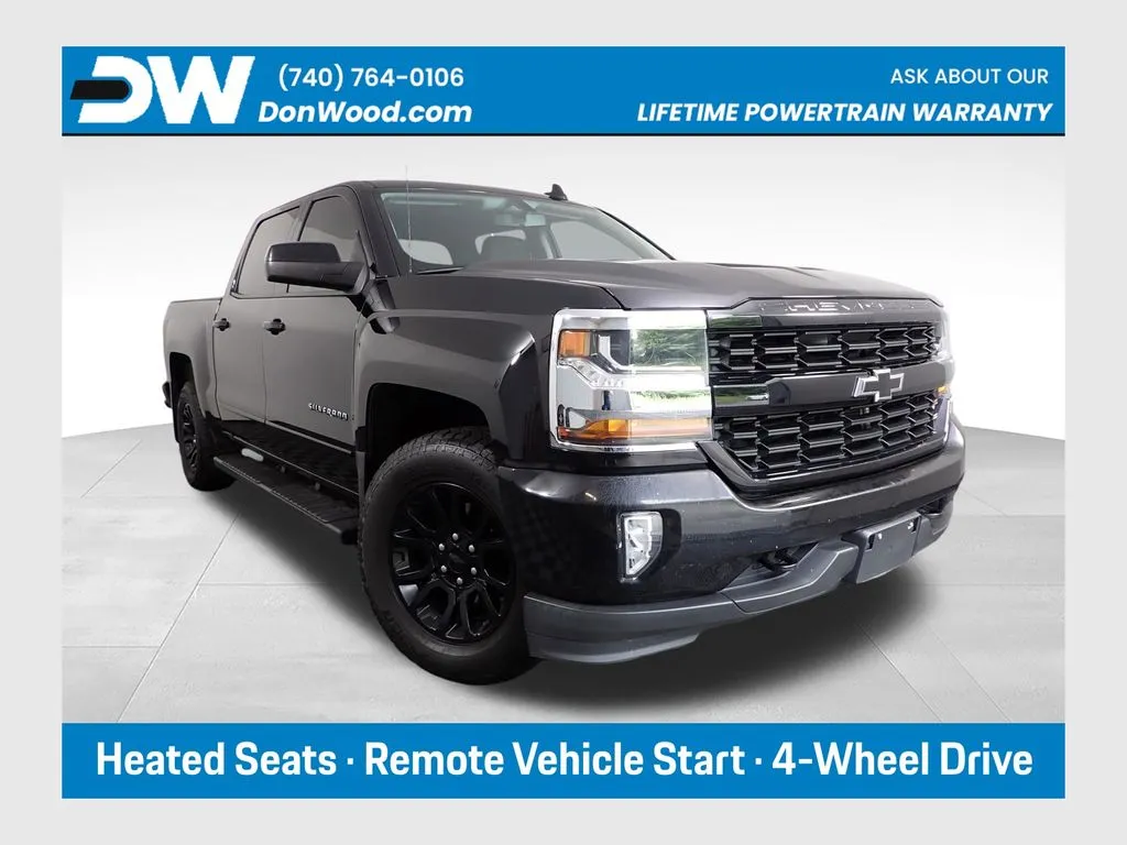 Black 2018 Chevrolet Silverado 1500 LT for sale in Logan, OH