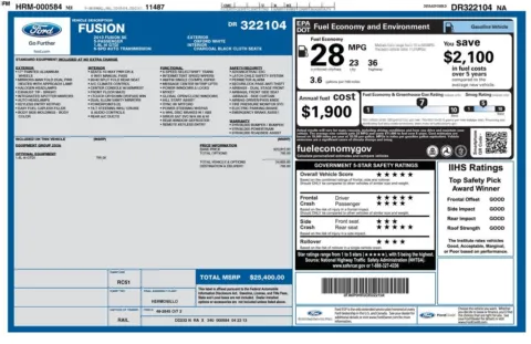 Another view of 2013 Ford Fusion SE for sale in Logan, OH at Don Wood Chevrolet
