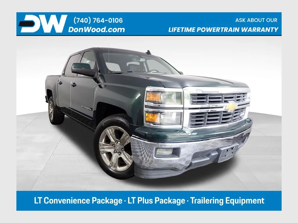 Green 2015 Chevrolet Silverado 1500 LT for sale in Logan, OH